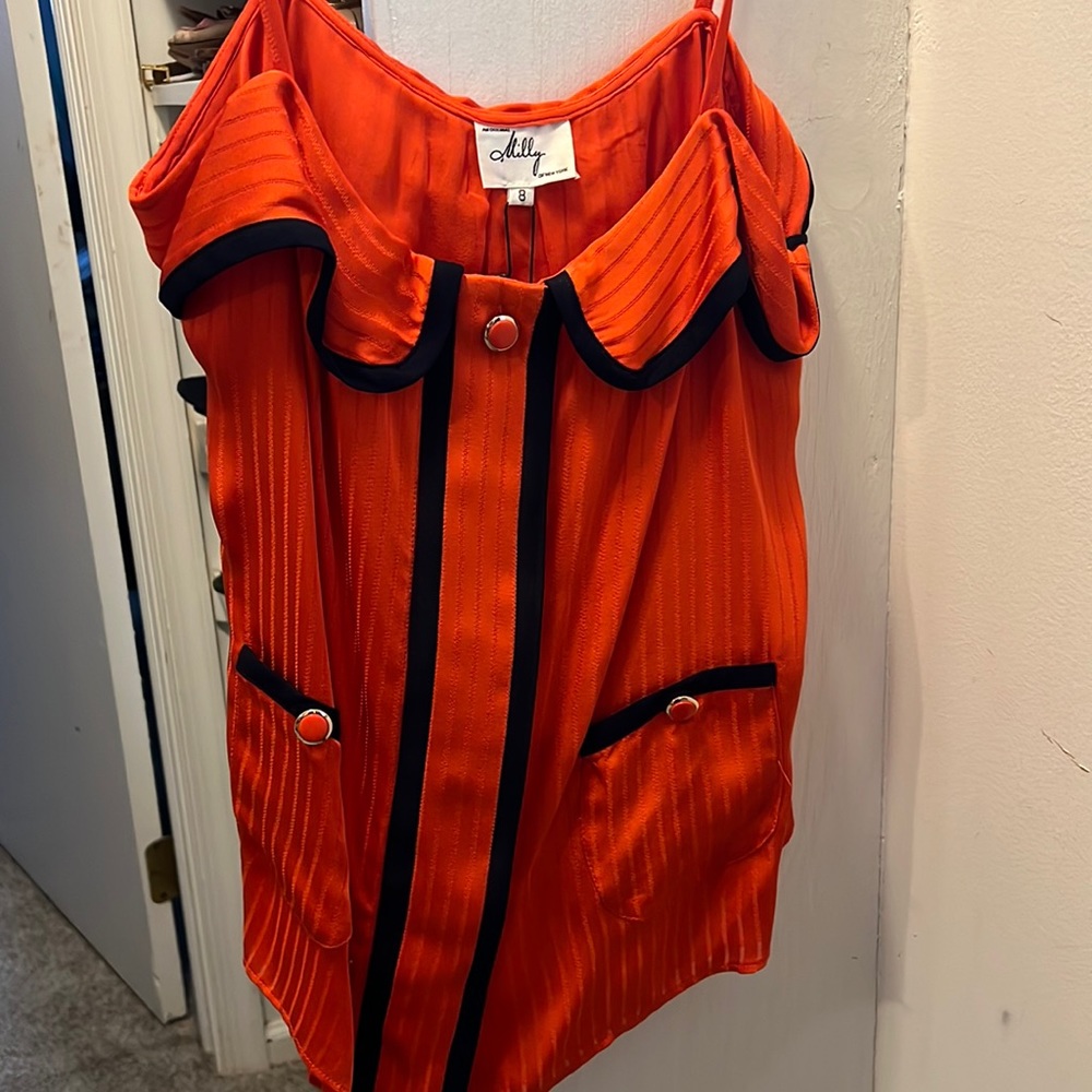 Milly of New York Womens silk tank